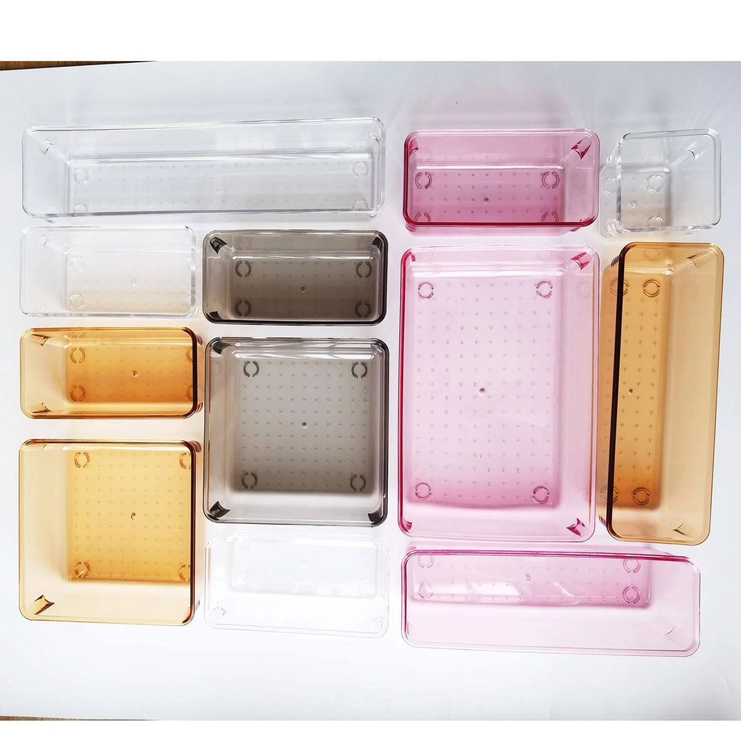 13-Piece Modular Drawer Organizer Bin Set - lifestyle view