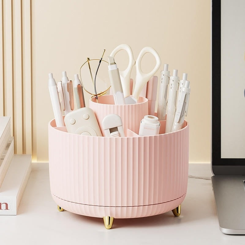 360-Degree Rotating Desktop Supply Organizer - lifestyle view