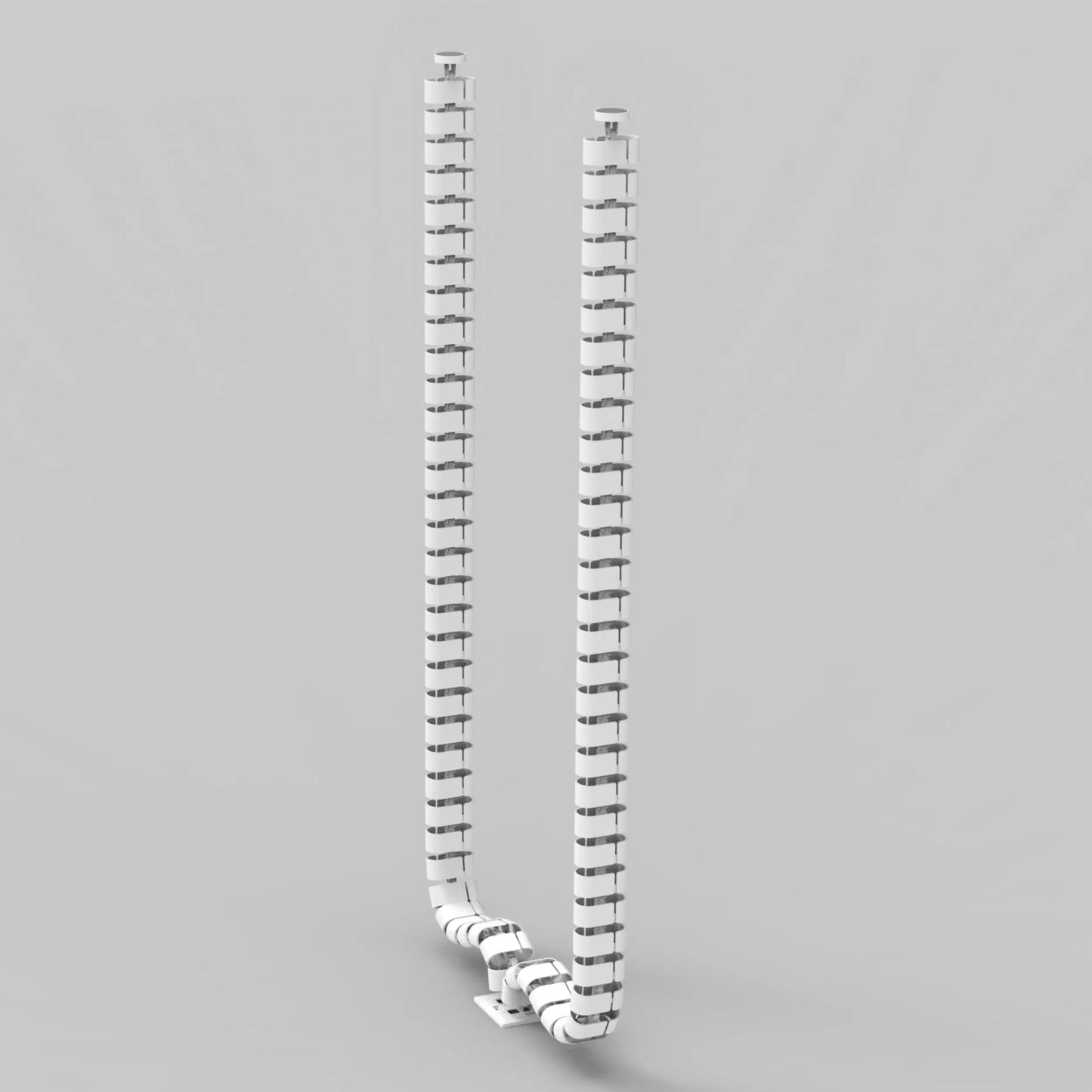 Flexible Under-Desk Cable Spine - lifestyle view
