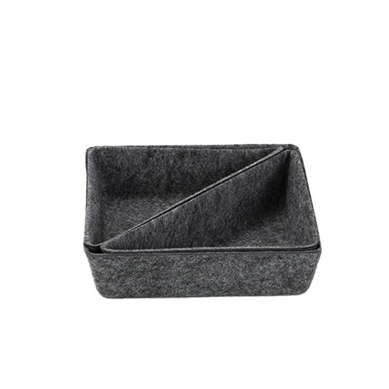 Removable Felt Desktop Organizer Tray Set - main view