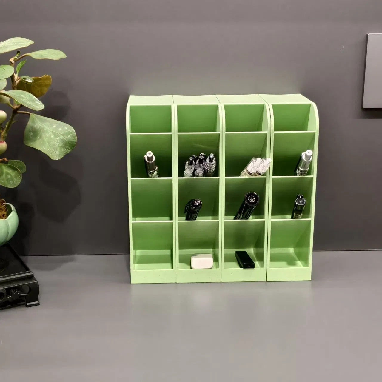 Modular Multi-Slot Desktop Pen Organizer - main view