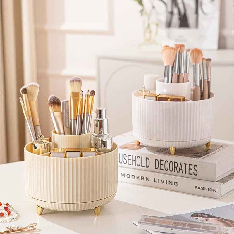 360-Degree Rotating Desktop Supply Organizer - angle view