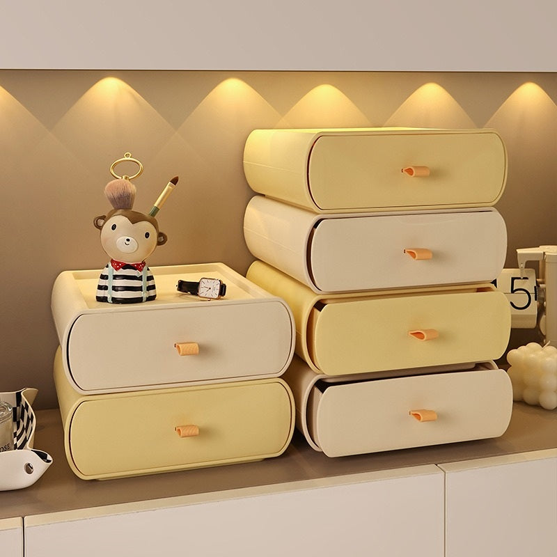 Pastel Stackable Desktop Drawer Box - main view