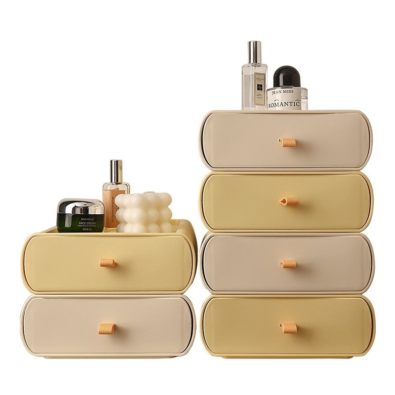 Pastel Stackable Desktop Drawer Box - lifestyle view
