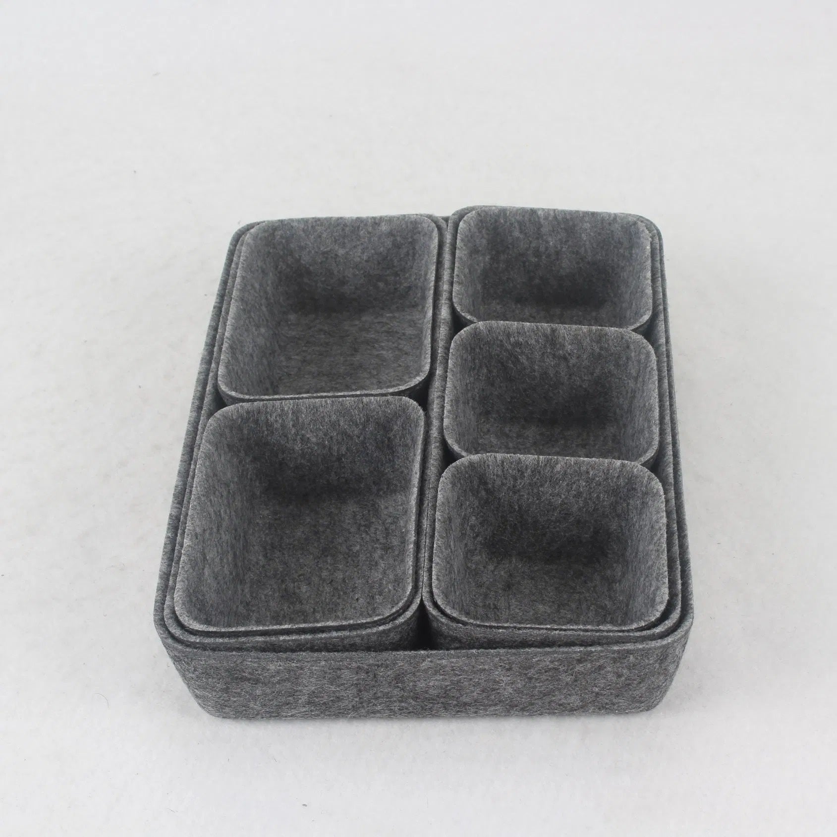 Eight-Piece Felt Drawer Organizer Set - main view