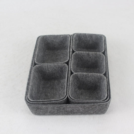 Eight-Piece Felt Drawer Organizer Set - main view