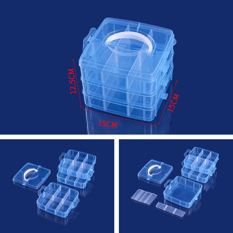 Stackable Divided Storage Box - main view