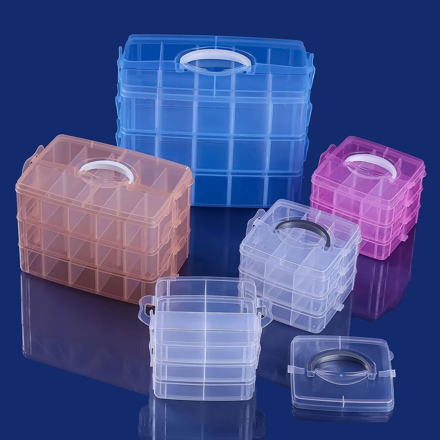 Stackable Divided Storage Box - lifestyle view