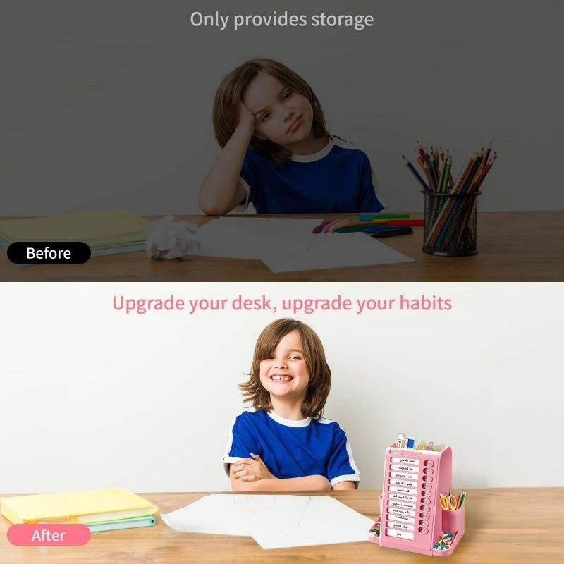 Rotating Multi-Drawer Stationery Organizer - angle view