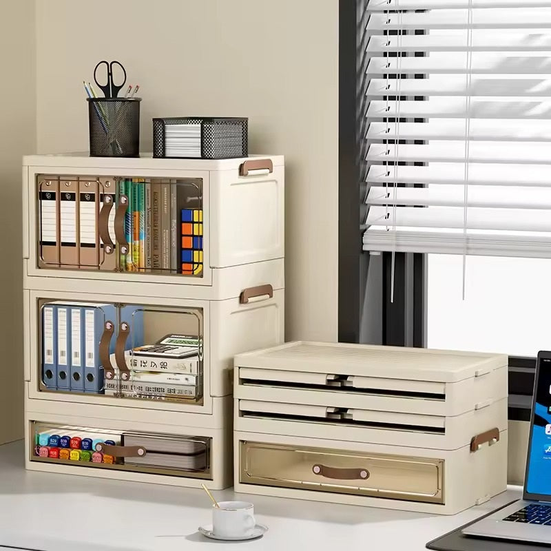 Stackable Desktop Supply Cabinet - detail view