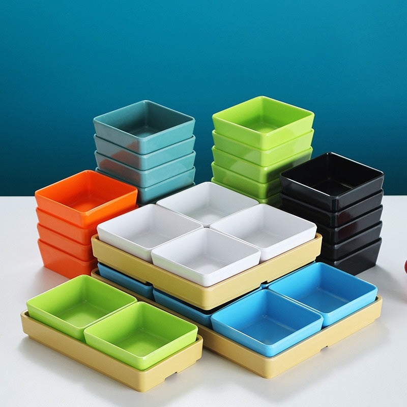 Modular Six-Section Organizer Tray Set - detail view