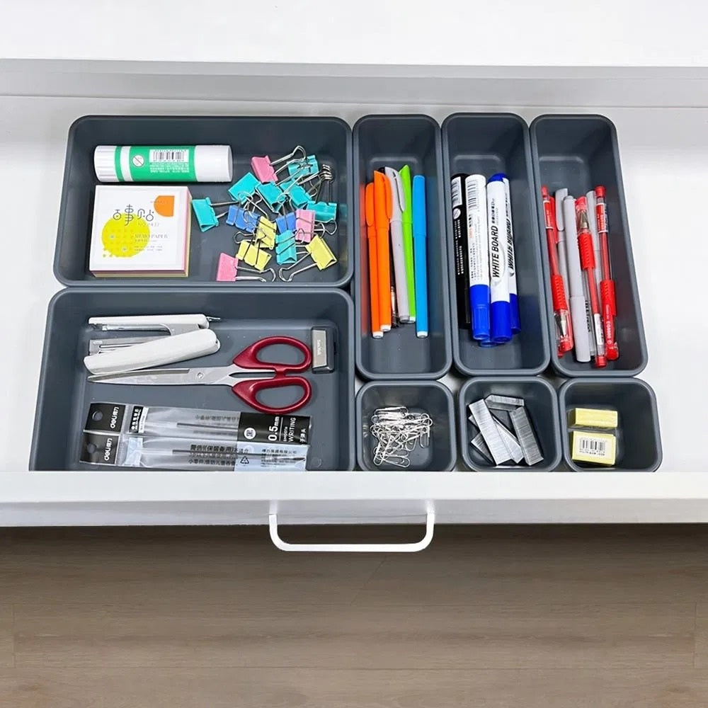 Interlocking Drawer Organizer Tray Set - main view
