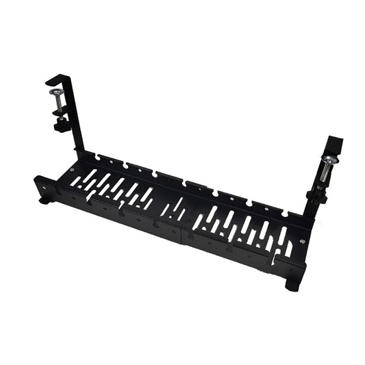 Adjustable Clamp-On Under-Desk Cable Tray - main view