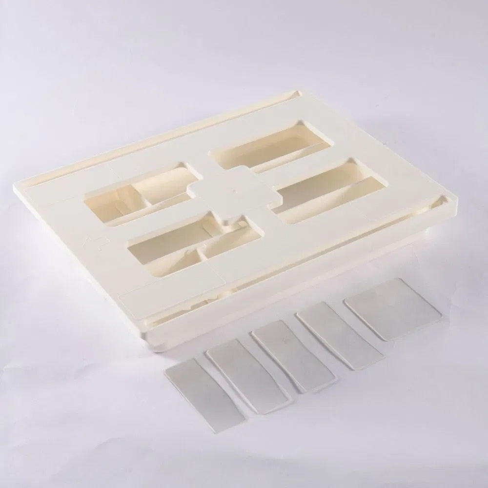 Three-Section Slide-Out Desk Drawer - angle view