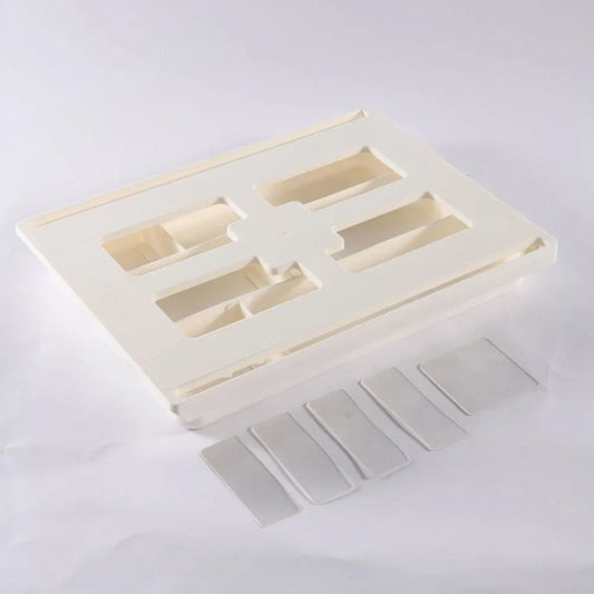 Three-Section Slide-Out Desk Drawer - angle view