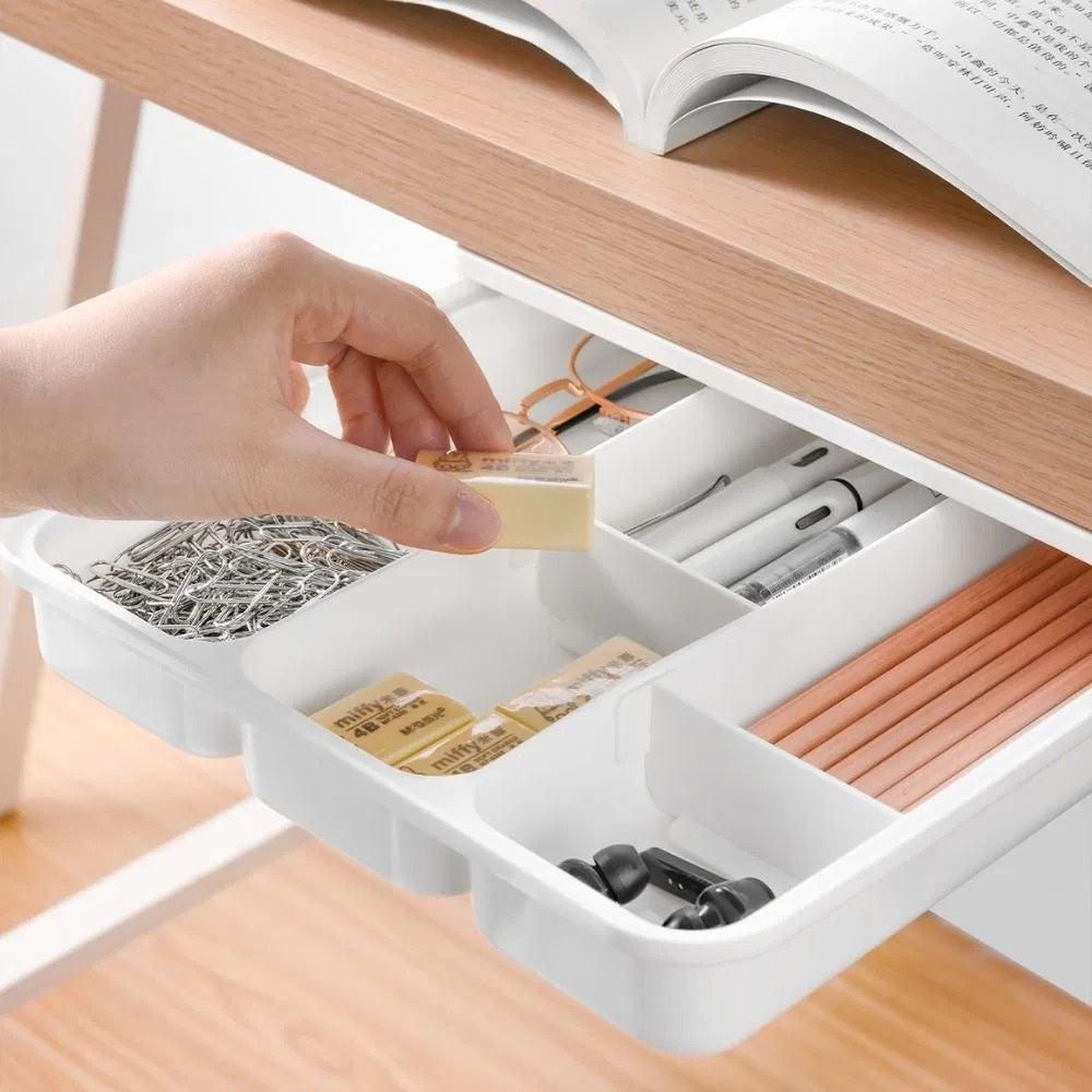 Three-Section Slide-Out Desk Drawer - lifestyle view